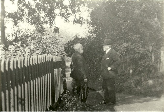 Photo:Wm Atkinson (left) and Rev. Jennings