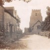 Page link: Canewdon Church & Vicarage Cottage from the East c1913