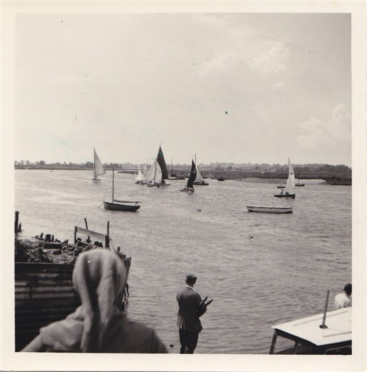 Photo:Dinghy race on River Crouch (1950s or 60s)