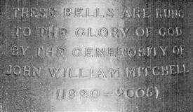 Photo:Inscription on new tenor bell